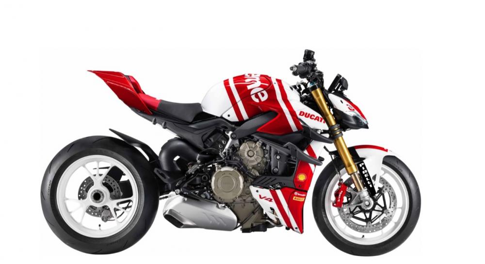 Ducati Streetfighter V4 S ganha versão em collab com Supreme