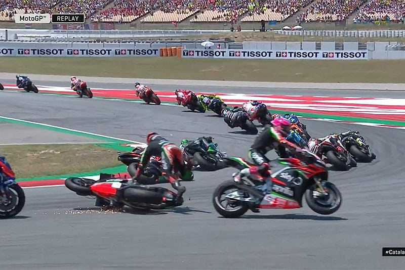 Mais que a sua moto! Quanto custa uma queda na MotoGP
