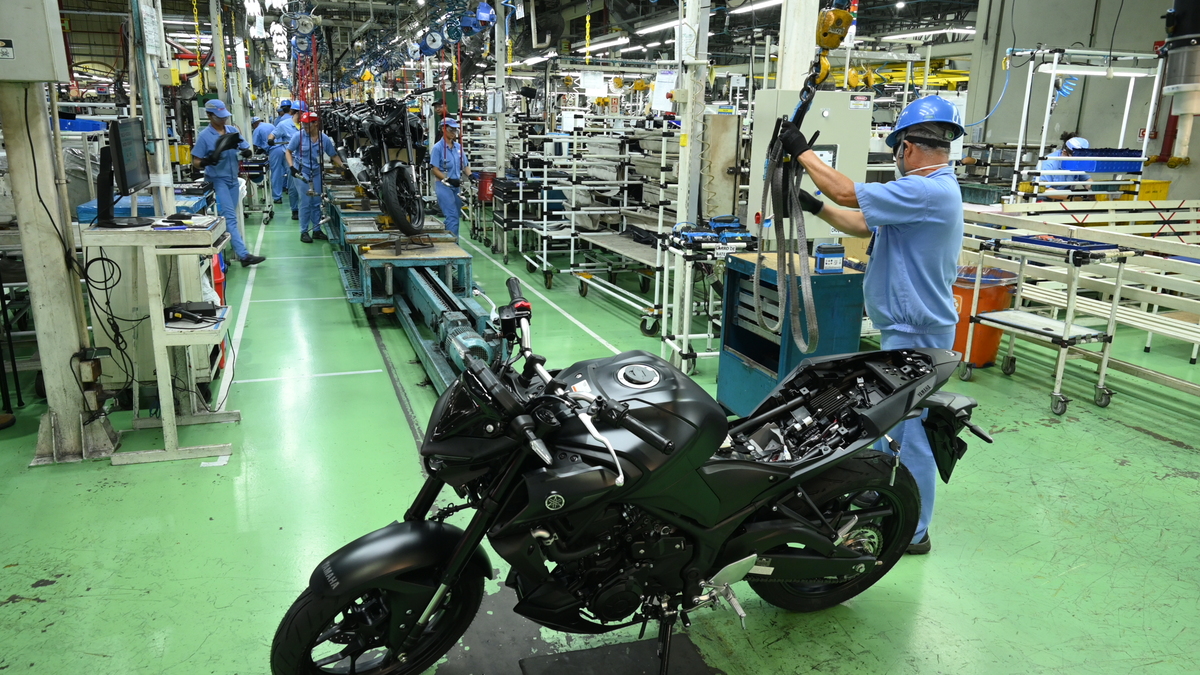 Produção de motos em janeiro é a melhor desde 2014