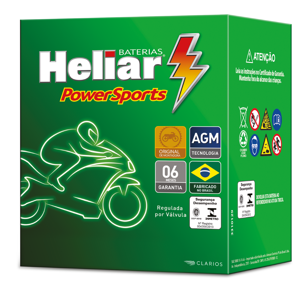 Heliar leva ao Salão das Motopeças linha de baterias para motos