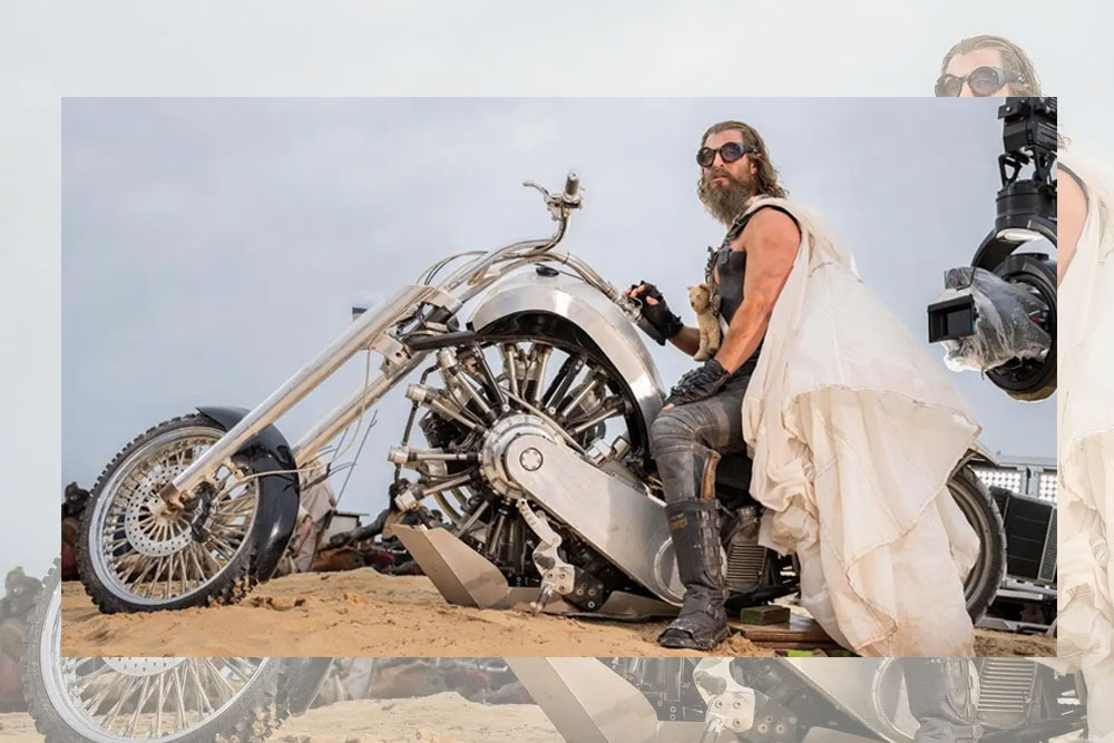 Moto com motor de avião? A nova moto do 'Thor', Chris Hemsworth