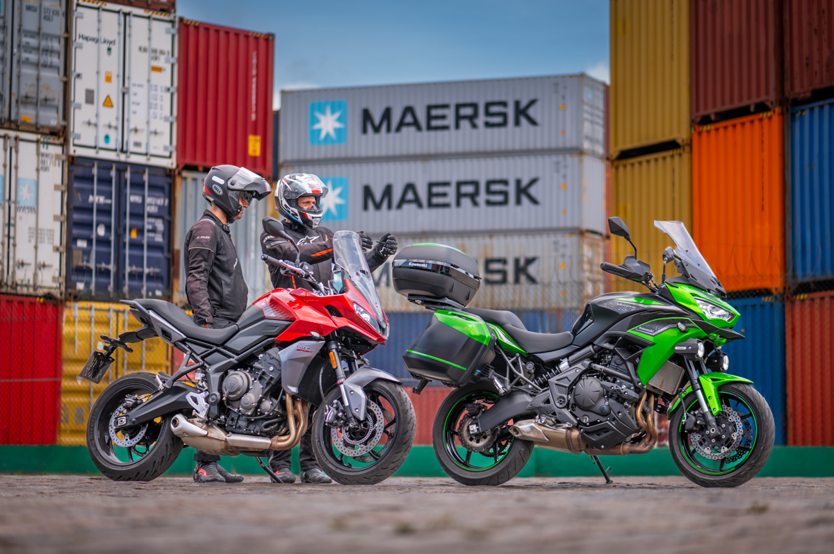 Versys 650 e Tiger Sport 660 tem propostas diferentes na categoria crossover